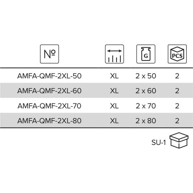 Купить Mikado AMFA-QMF-2XL-50 Method Aperio QMF System XL Кормушка фидерная прикормочная 2 единицы Коричневый Brown 50 g 7ft.ru в интернет магазине Семь Футов