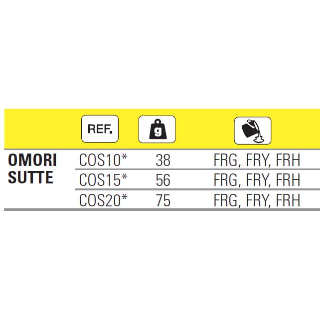 Купить Yamashita COS15FRG Omori Sutte 56g Многоцветный  FRG 56 g  7ft.ru в интернет магазине Семь Футов