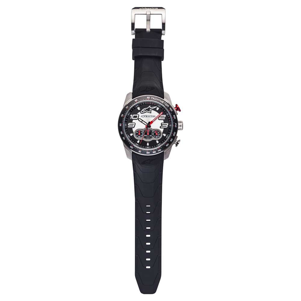 Купить Alpinestars 1036-96004-1037-OS Tech Chrono Silicone Серебристый  Black / Steel 7ft.ru в интернет магазине Семь Футов